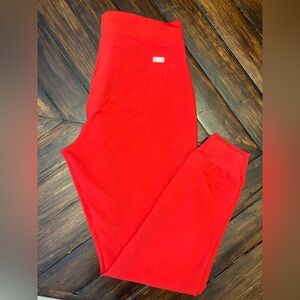 Figs Bright Red Technical Jogger Pants